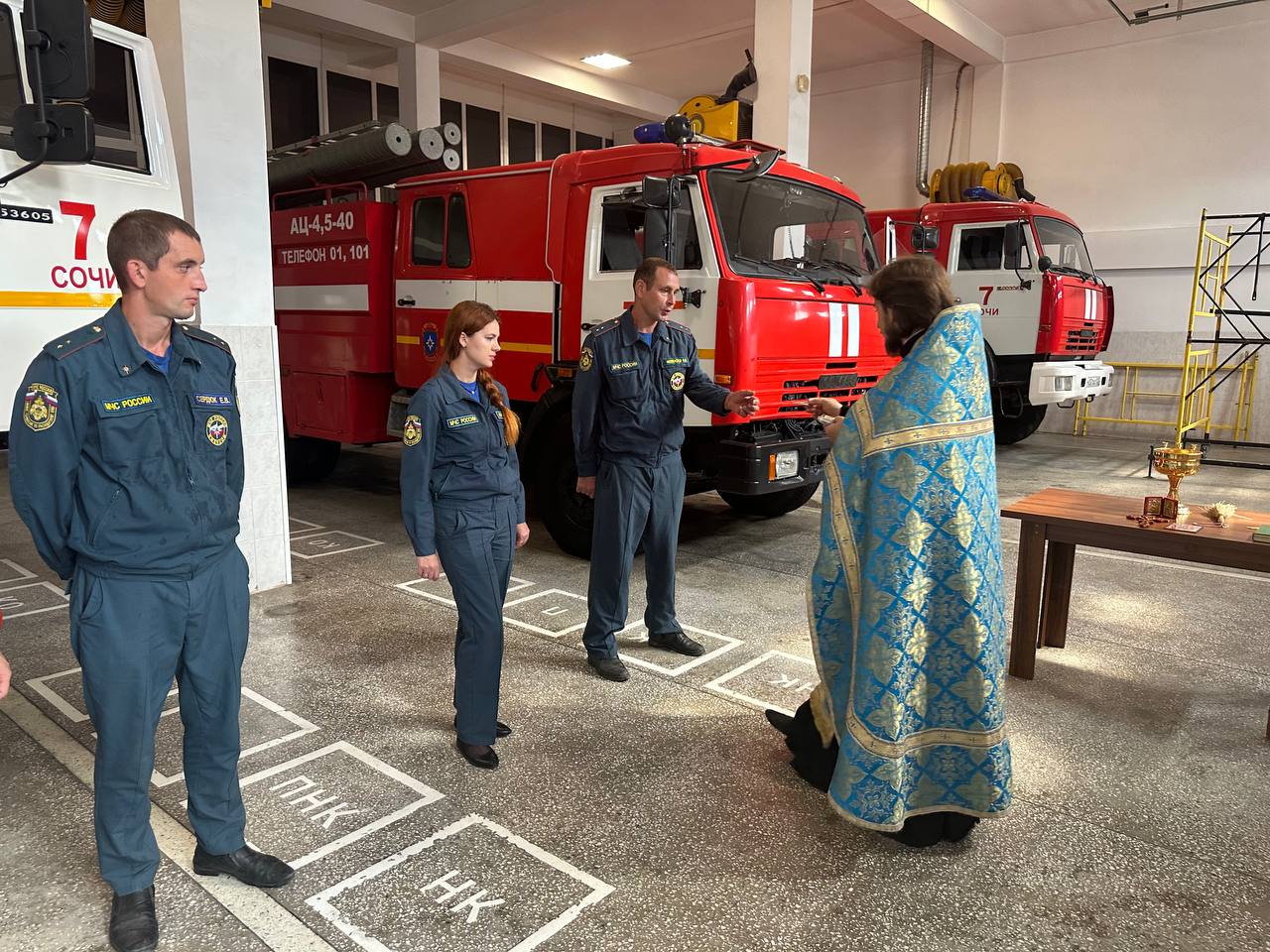 Праздник иконы Божией Матери «Неопалимая Купина» в ПСЧ-7